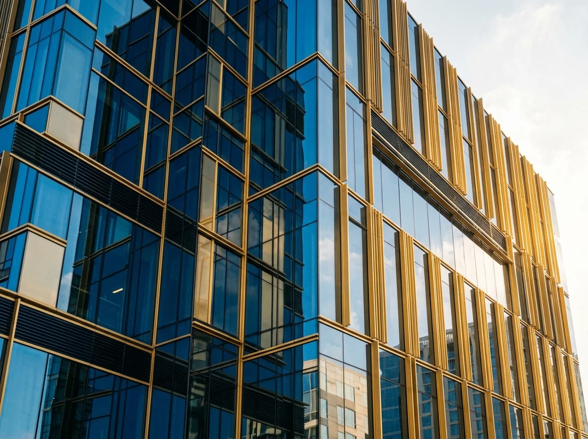 Abstract view of an Austin office building exterior representing wrongful termination employment law